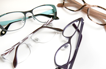 A collection of designer glasses